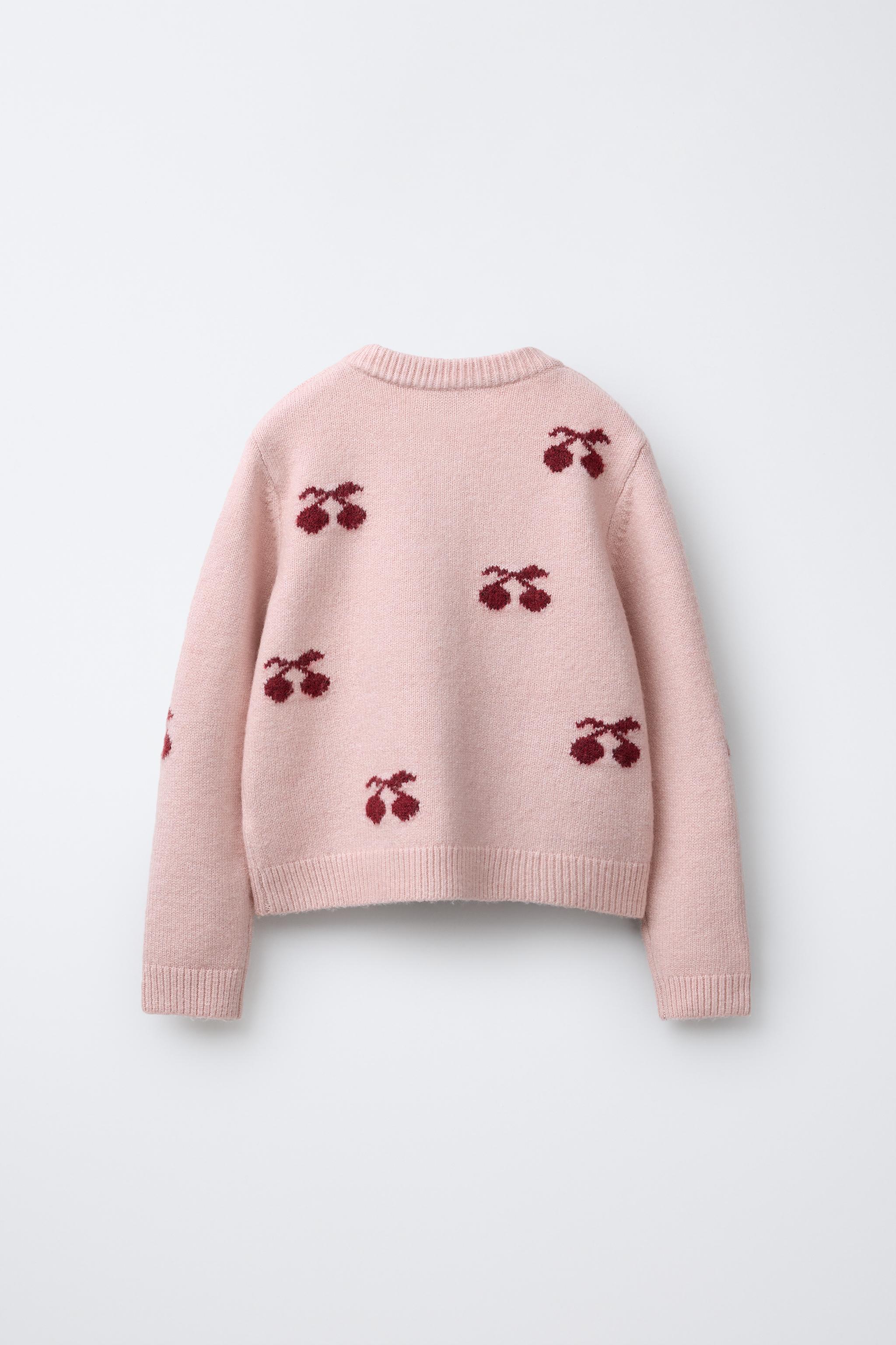 CHERRY KNIT CARDIGAN